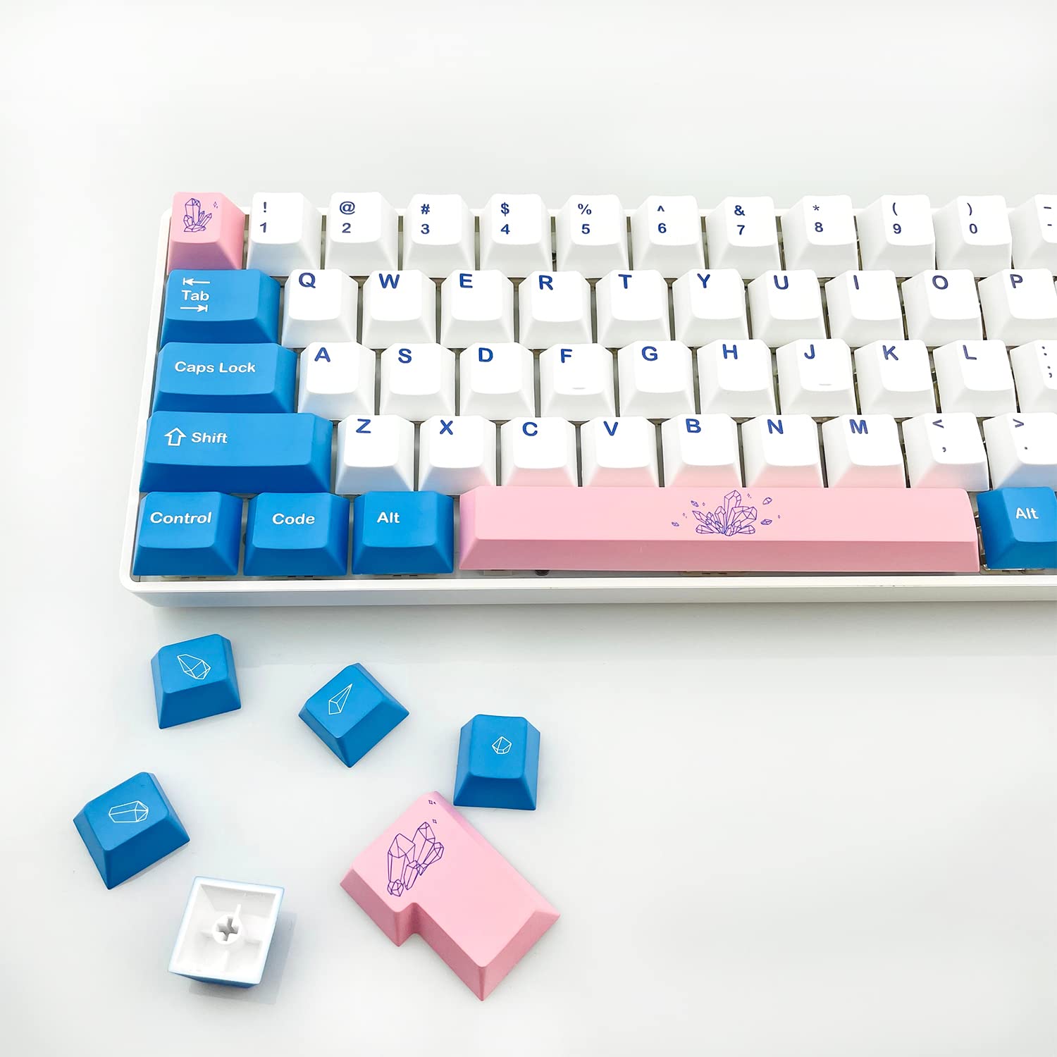 Amazon.co.jp: PBT キーキャップ 5面 染料サブキーキャップ